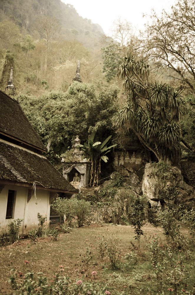 old temple ruins near the chiang dao cave