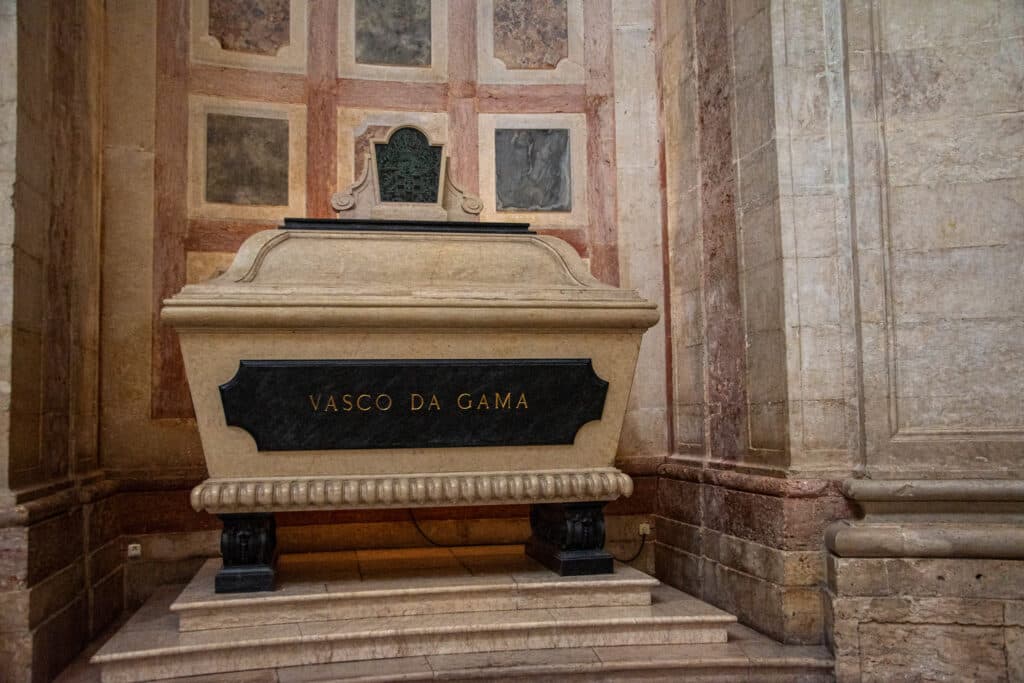 A grave of Vasco da Gamma, Lisbon