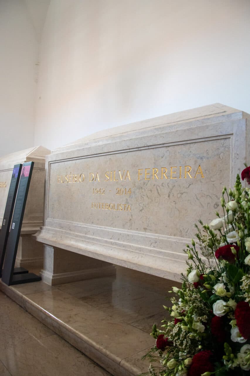 A grave of Eusebio, Lisbon