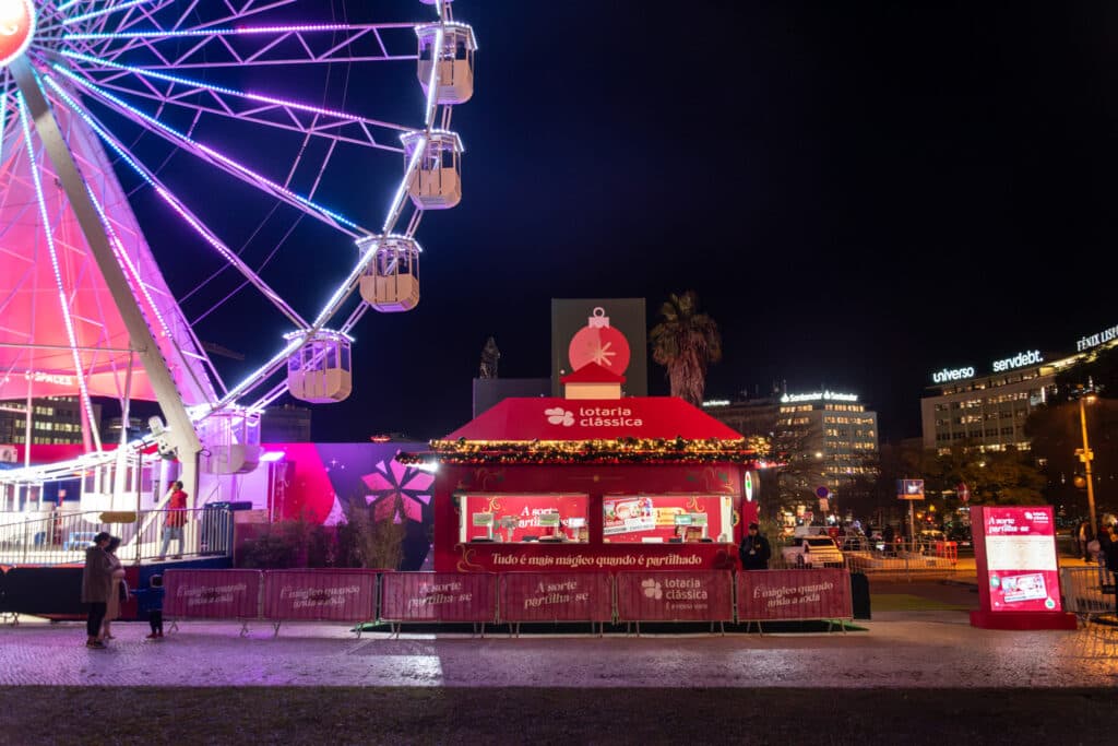 Christmas and New Year Lisbon. 