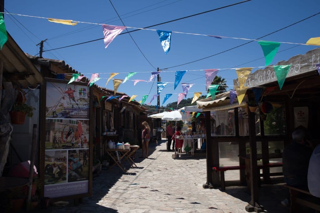 huts in rio maior salt pans 
