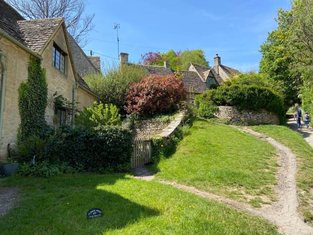 Wakacje w Anglii - Cotswolds - domy w Bibury.