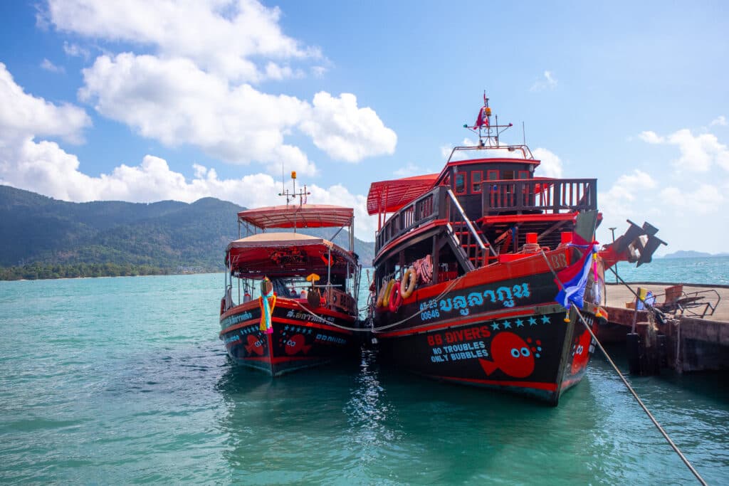 Boats on Koh Chang.