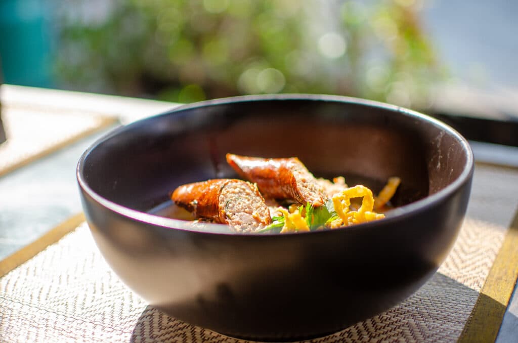 Sai ua - thai sausage, chiang mai. 