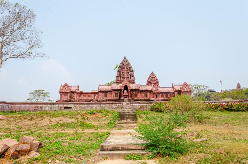 A khmer temple, Ancient city, thailand. 