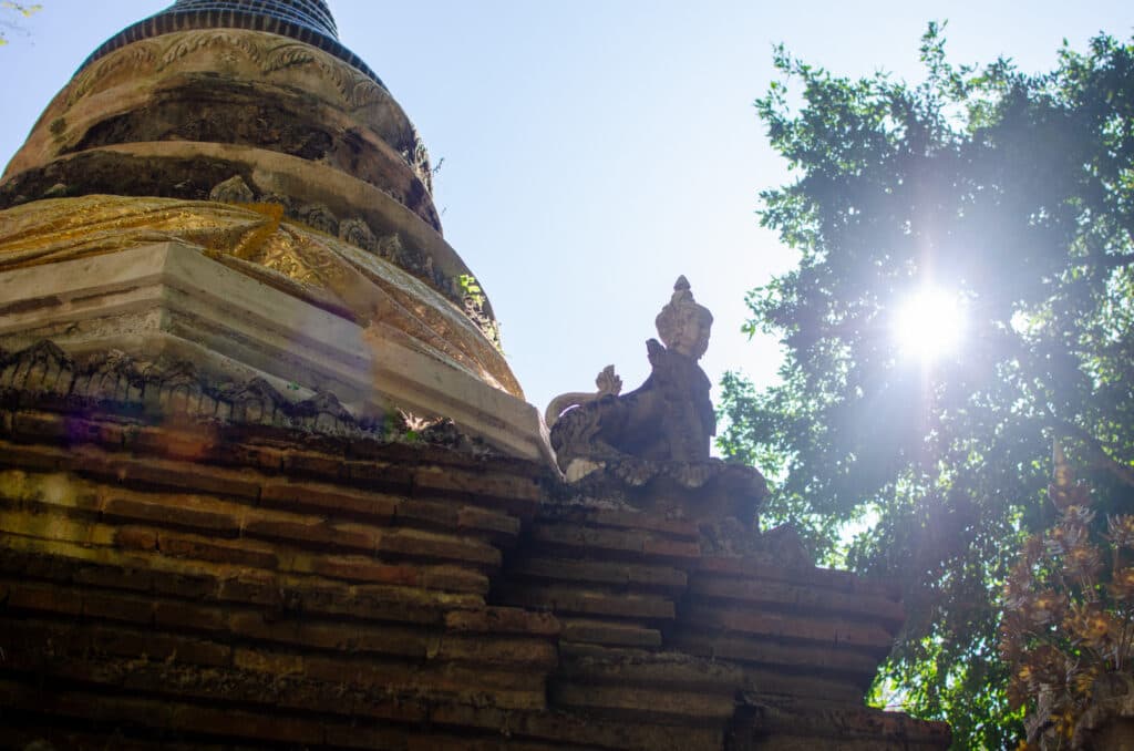 A chedi at wat phalad temple, doi suthep. 