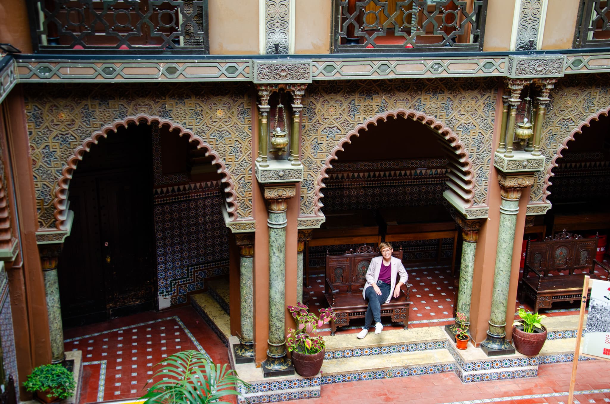 Casa do Alentejo, widok z balkony