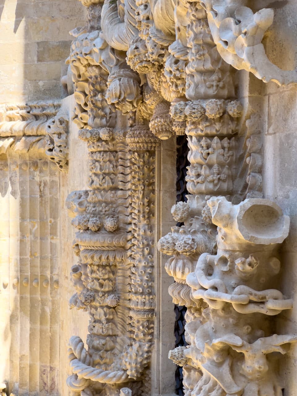 A big carved window