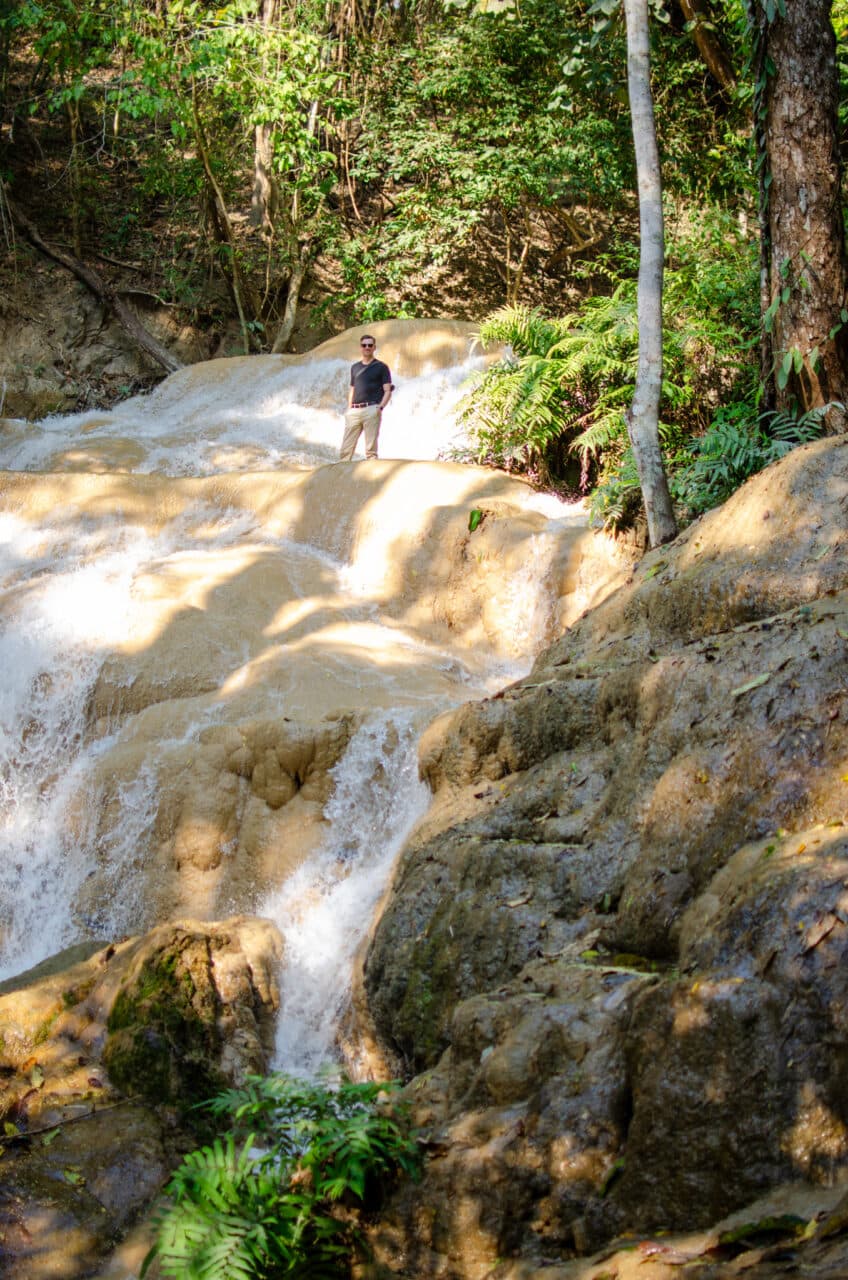 wodospad, chiang dao
