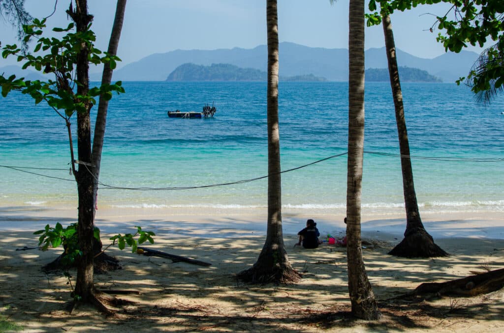 Koh Wai, Thailand, blue water, white beach