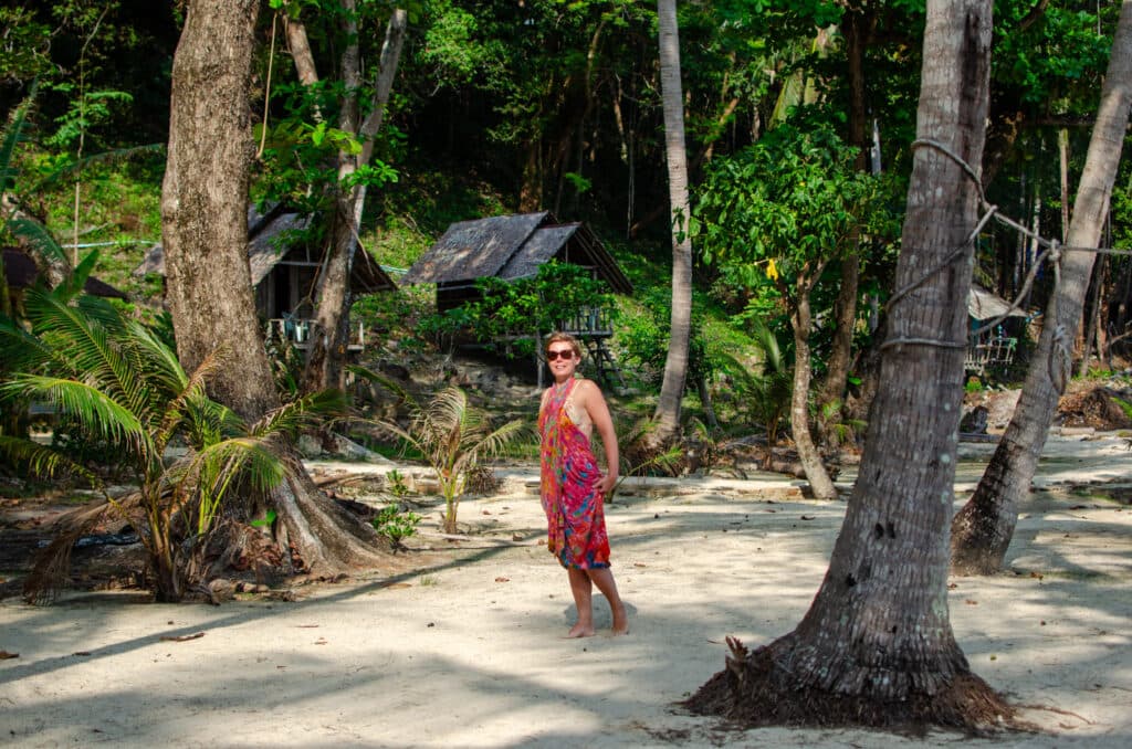 Road, beach, koh wai, thailand