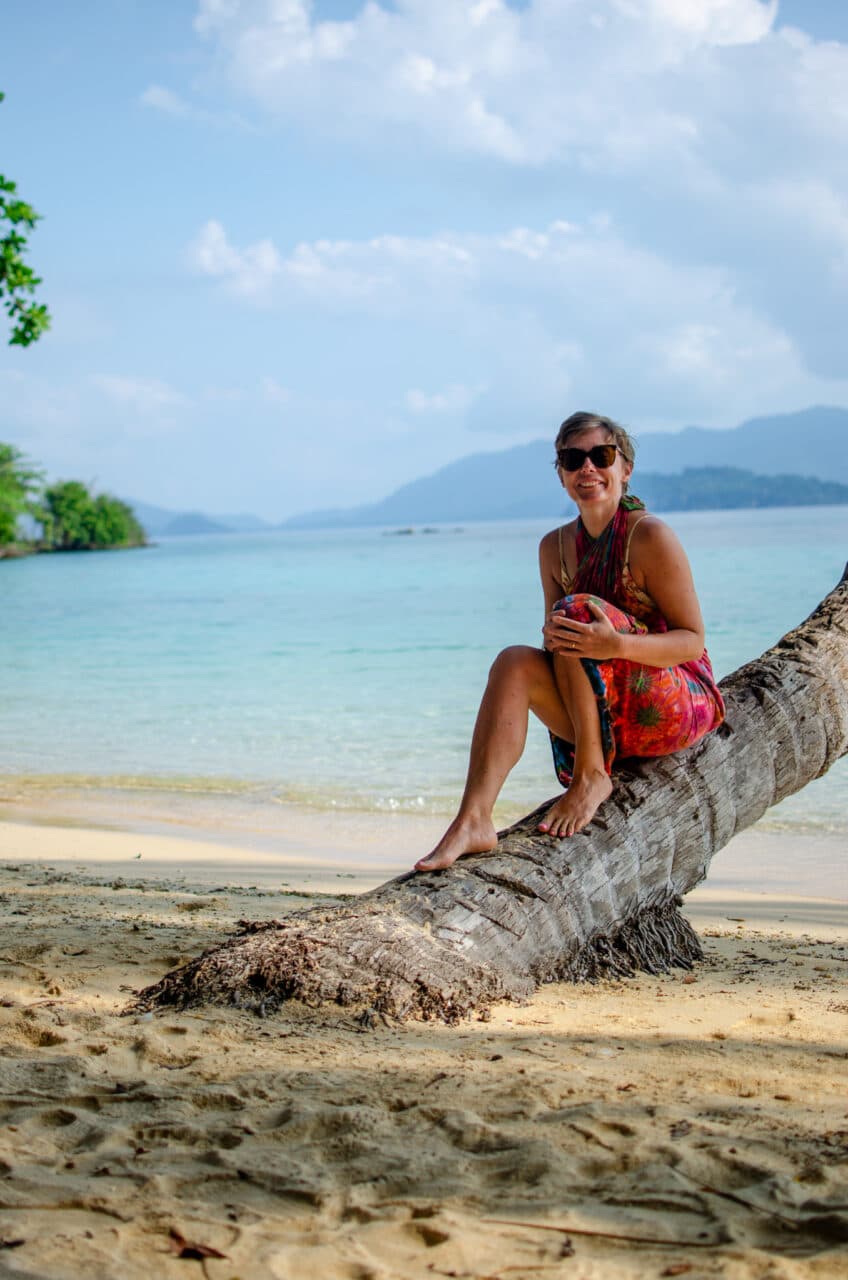 Koh Wai, Thailand, palm tree potrait