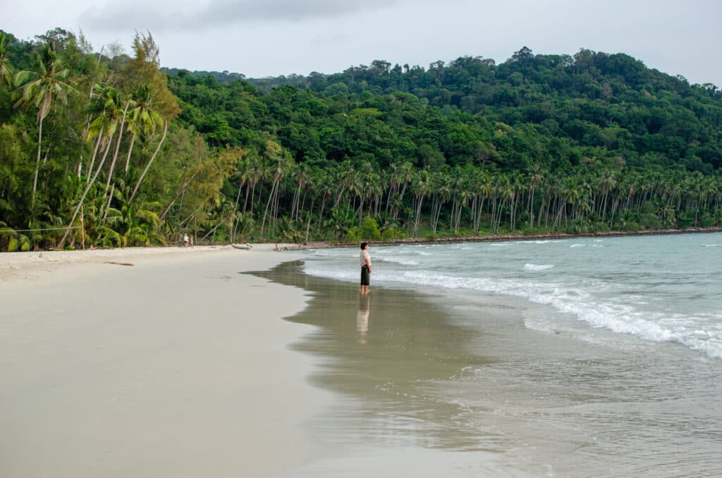 Koh Kood, Thailand, long beach with no people