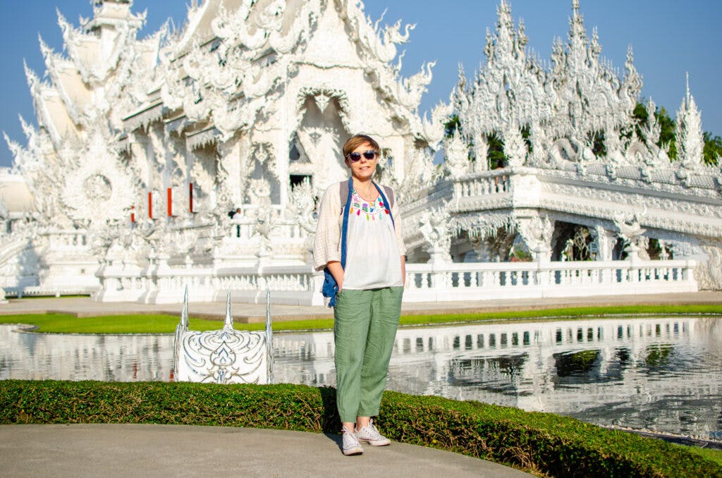 White Temple, Chiang Rai, front of the temple