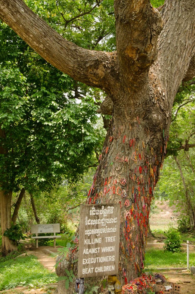 The spot where babies were killed