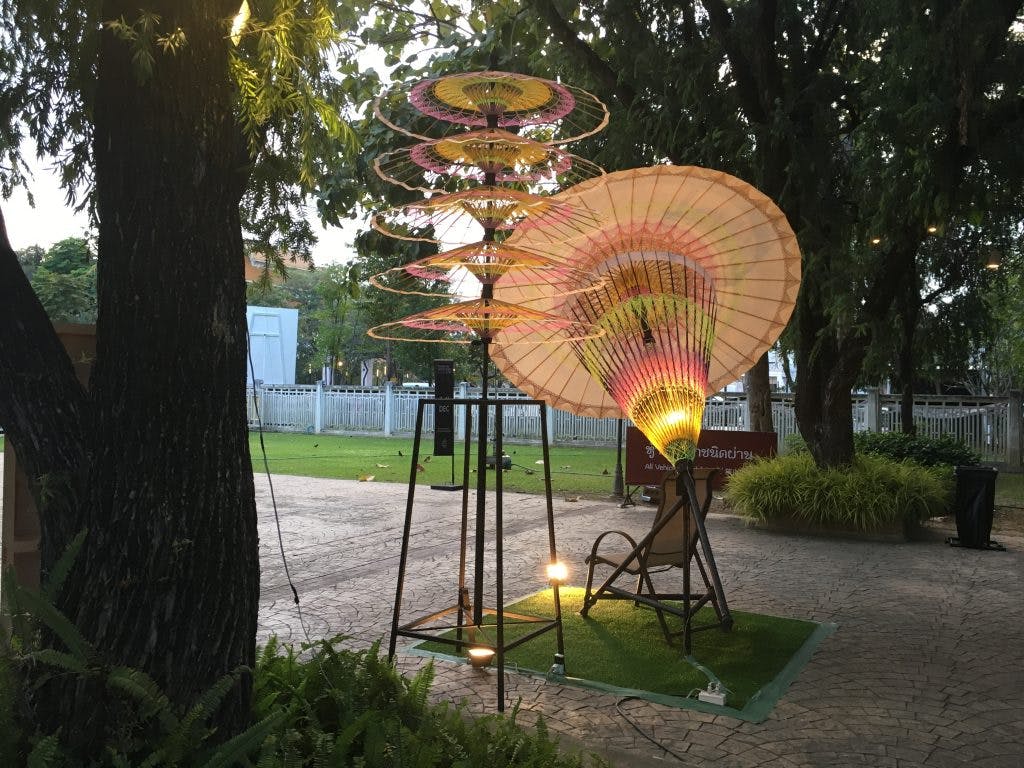 Kolorowe parasolki, Chiang Mai Design Week