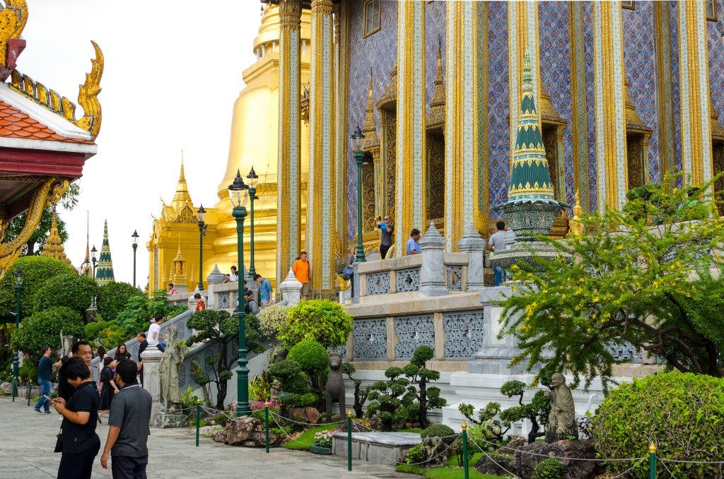 Świątynia w Pałacu Królewskim w Bangkoku