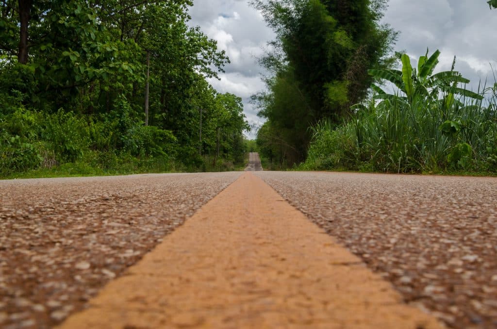 The roads leading to the Bua Thong sticky waterfalls make for a great road trip