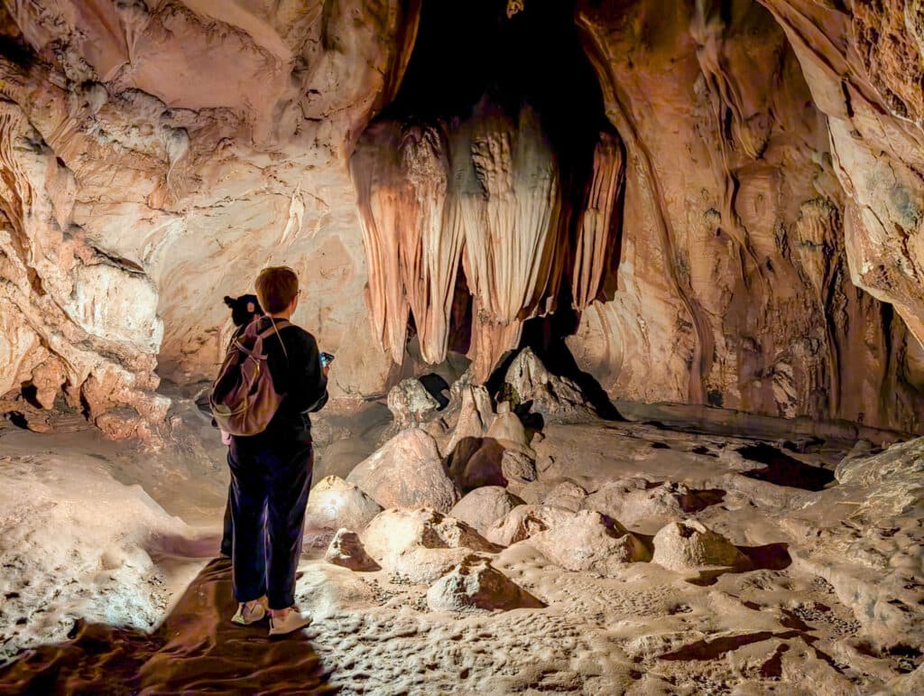 The inside of the Chiang Dao Cave