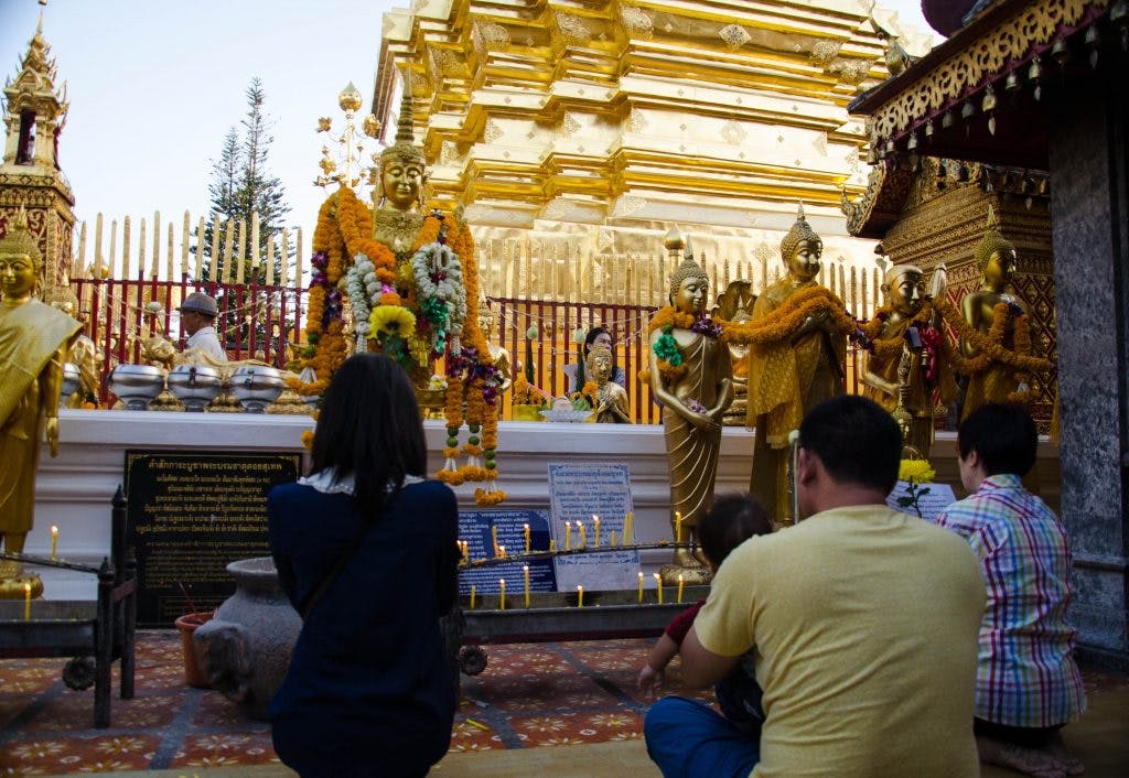 Wat Phra That at Doi Suthep in Chiang Mai