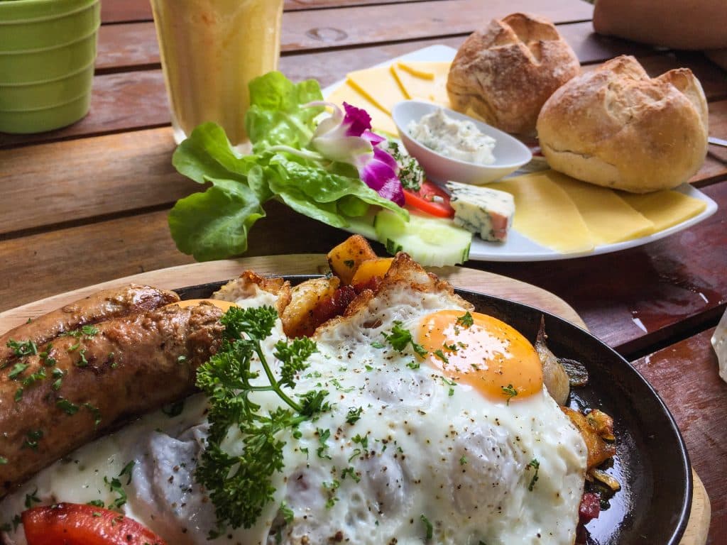 Zestawy śniadaniowe są naprawdę duże