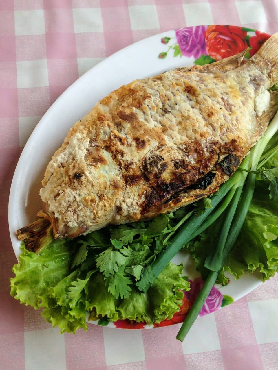 Grilled Tilapia at Huay Tung Tao Lake in Chiang Mai