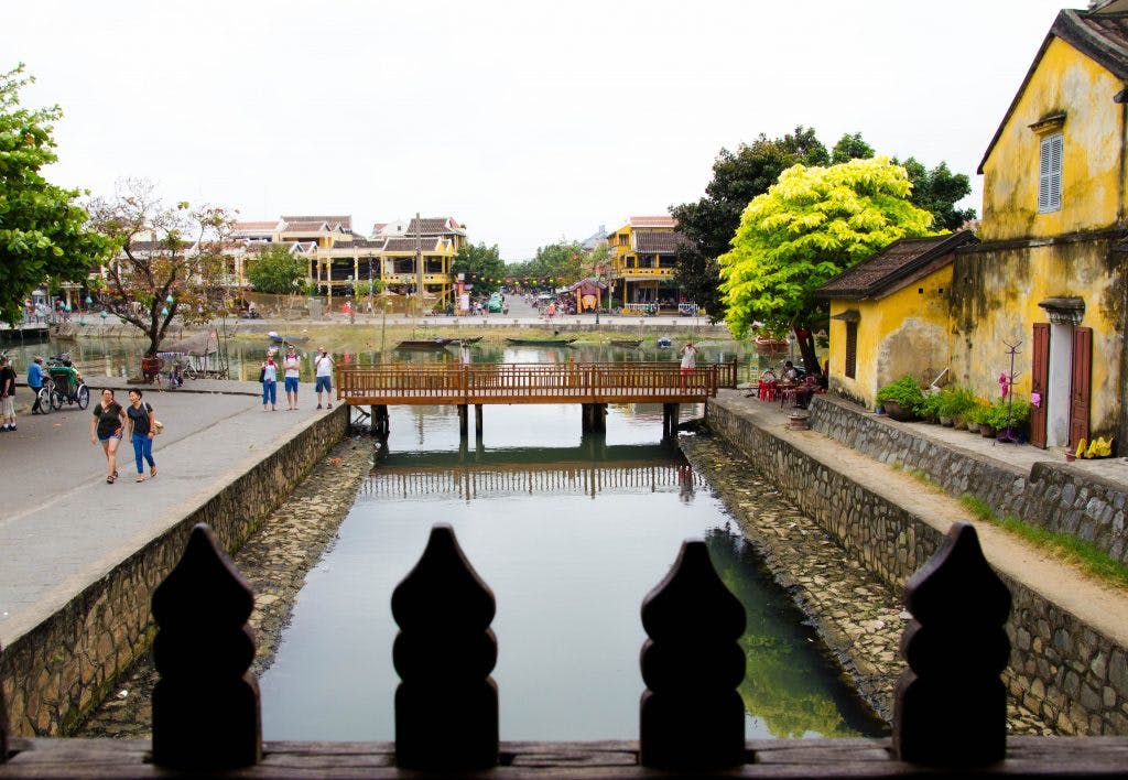The river area in Hoi An is a great place for walks 