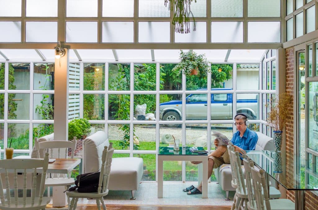 Inside of Art Roastery Coffee & Eatery in Chiang Mai