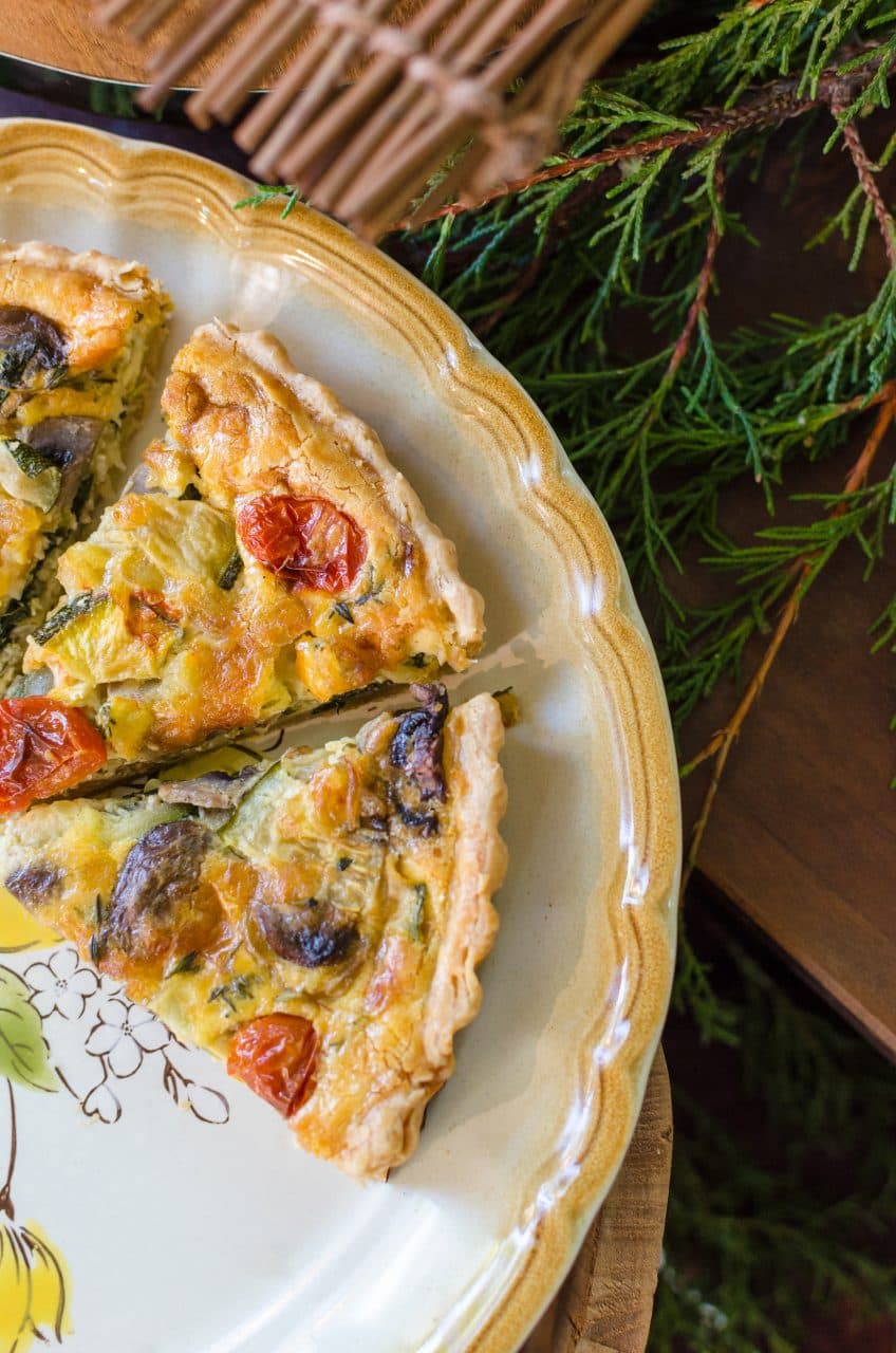 Delicious quiche at Forest Bake in Chiang Mai