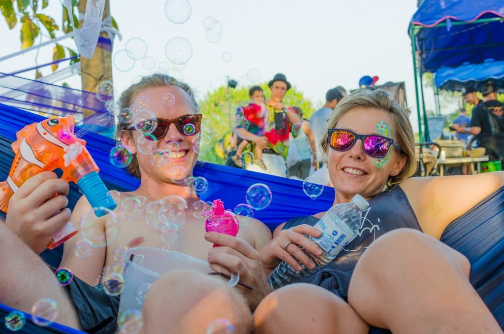 Jai Thep Festival, bubble making