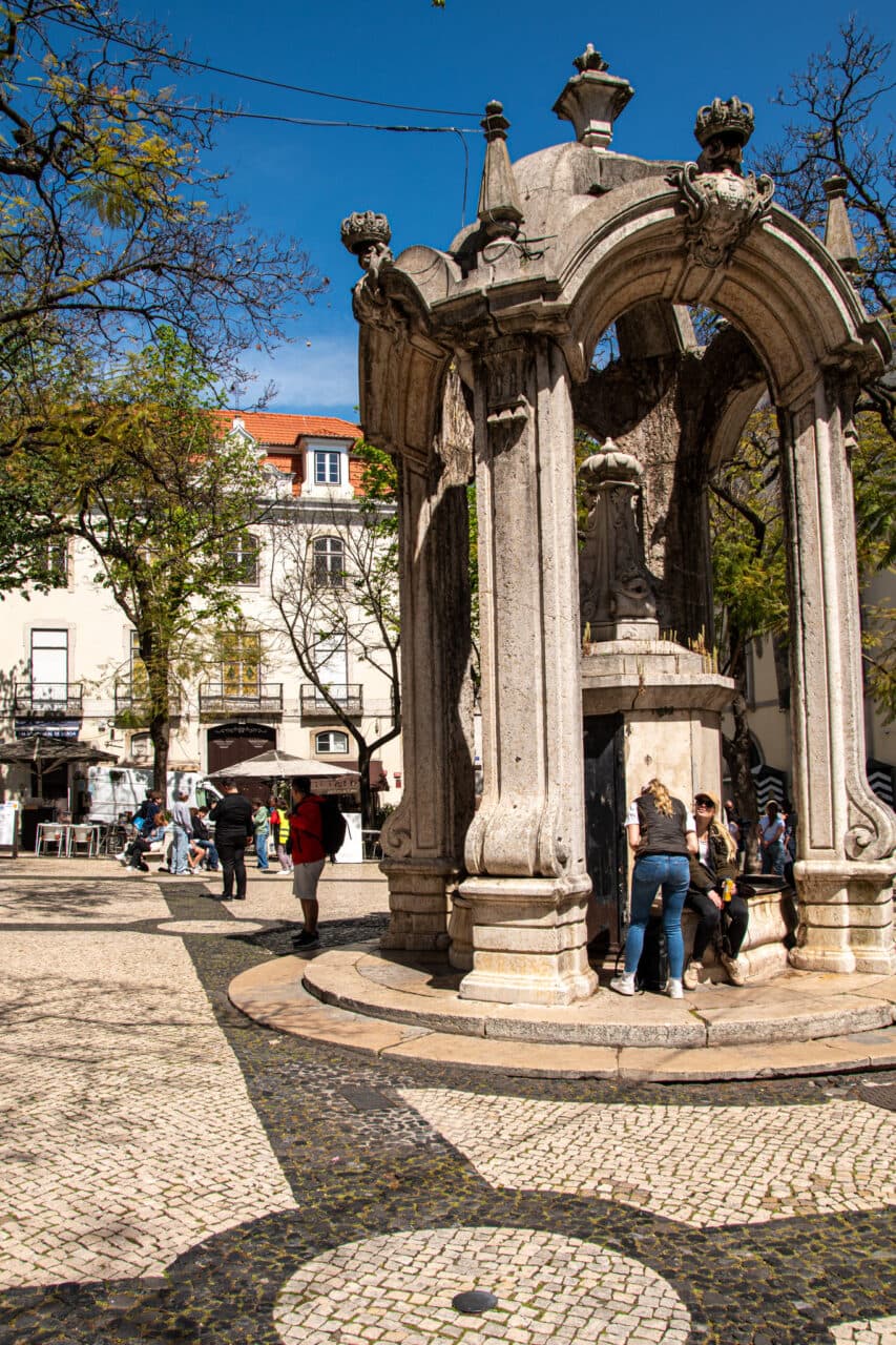 Bairro Alto, Chiado, Lisbon, square