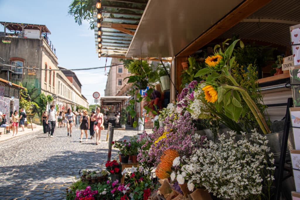 LX Factory, Lisbon, flower shop