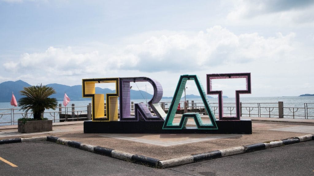 trat letters in trat, thailand 