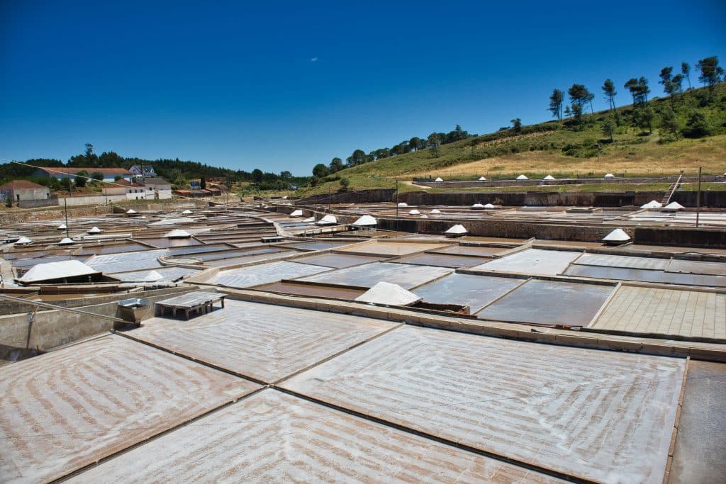 salt pans in portugal, near lisbon