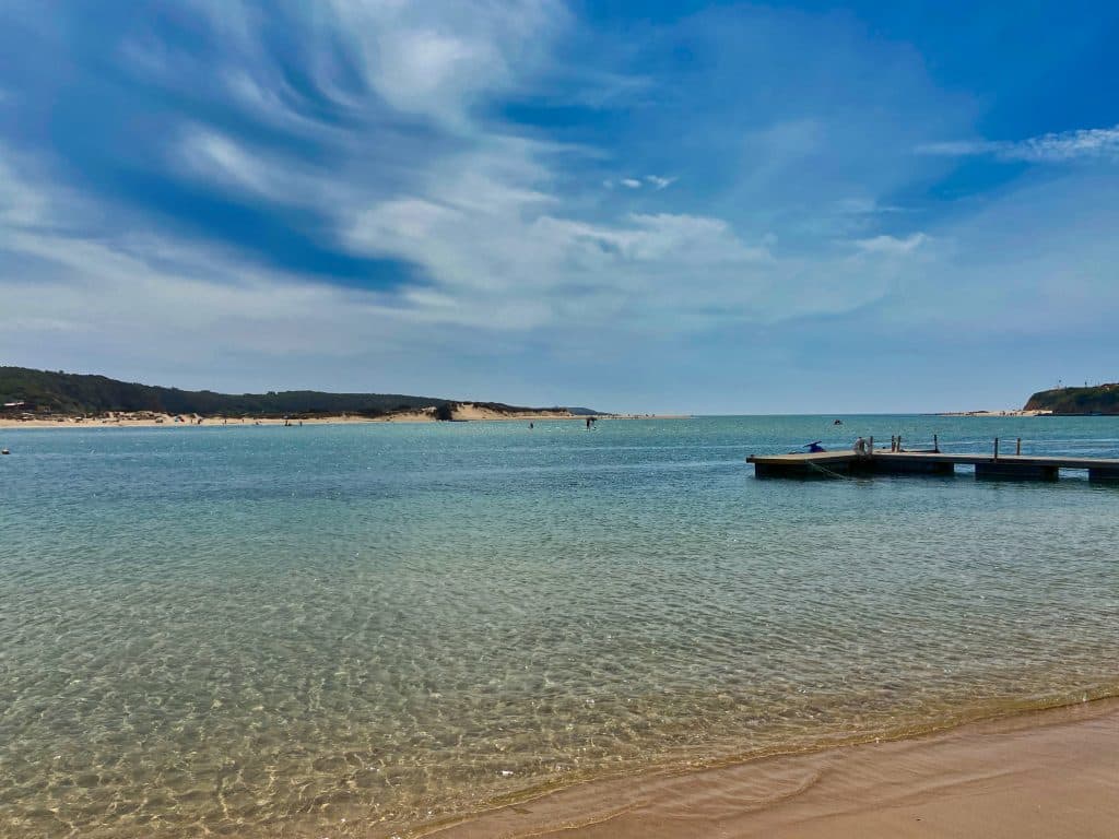 Clear water in vila nova de milfontes.