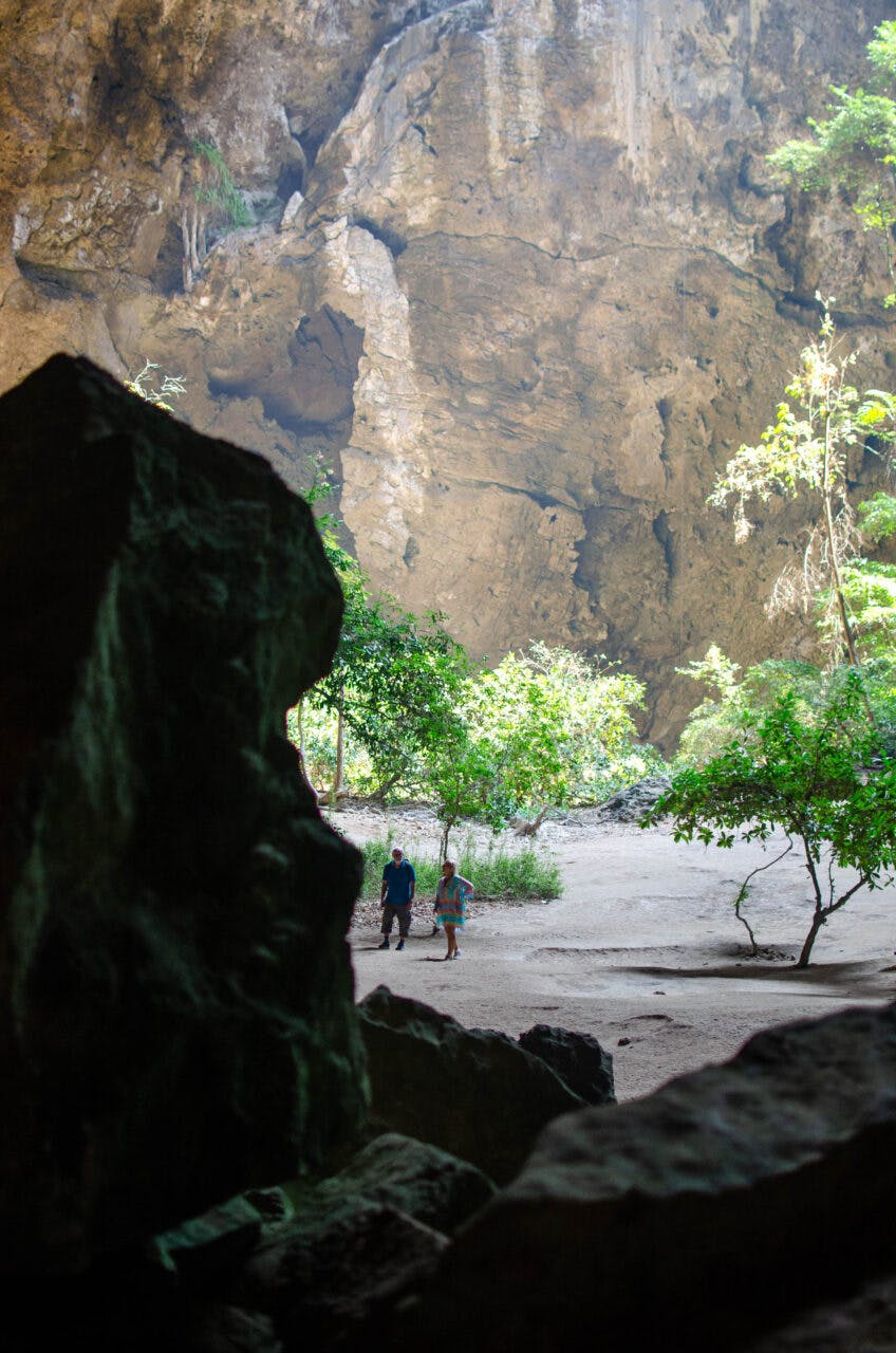 The inside of phraya nakhon cave. 