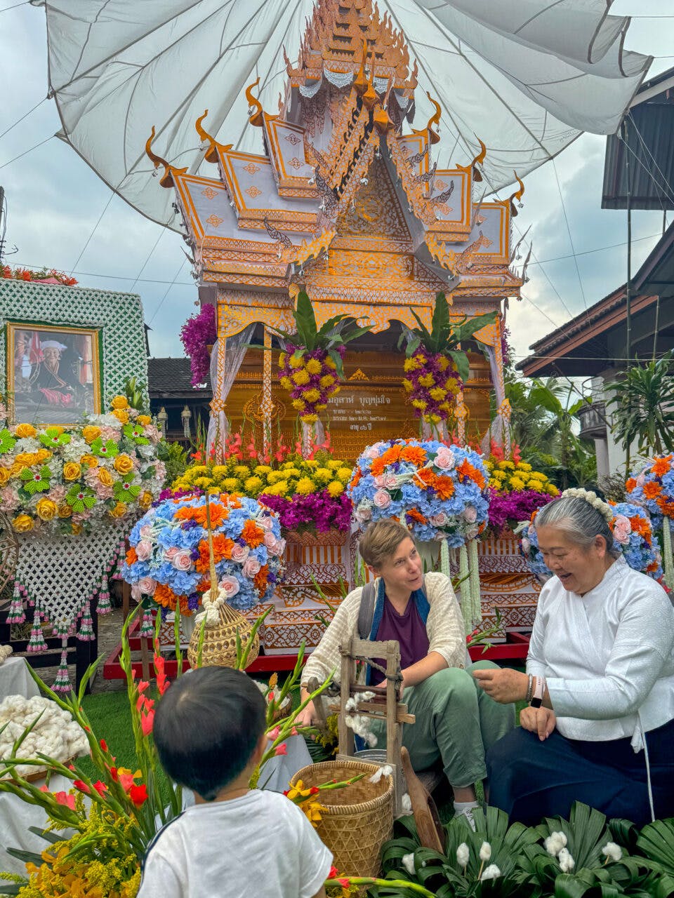 Thai funeral, Chiang Mai. 