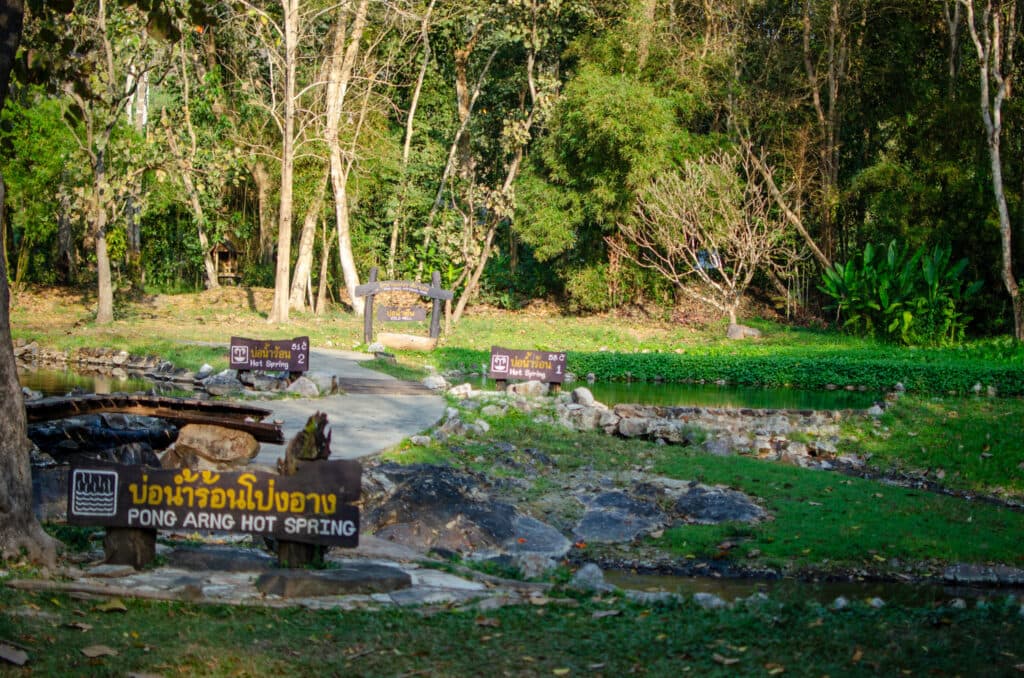 hot springs, chiang dao