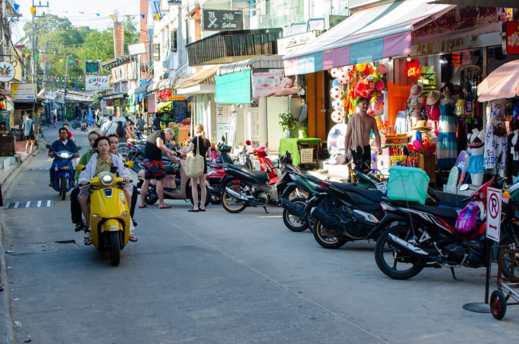 Scooter, koh samet, thailand