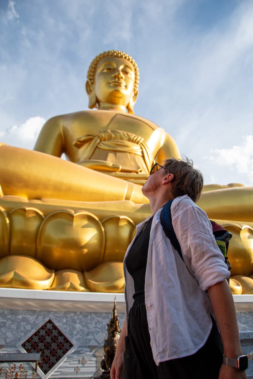 Wat Paknam, the big buddha bangkok