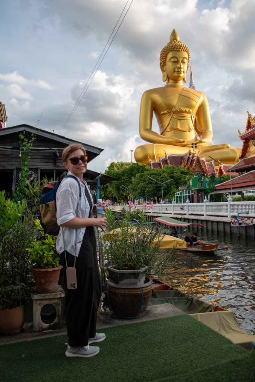 Wat Paknam, Bangkok, big buddha, canal