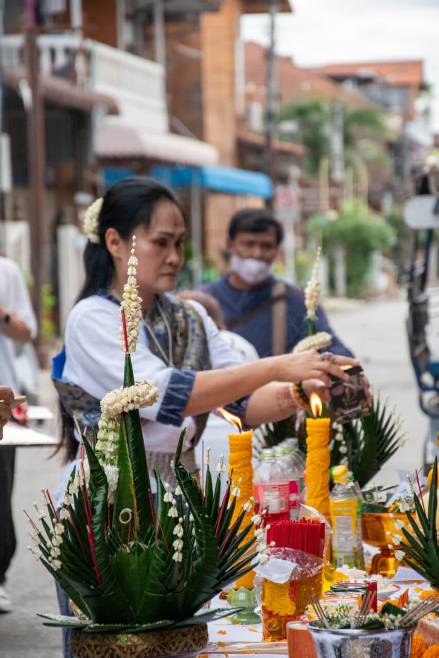 Chiang Khan, Thailand, ceremony