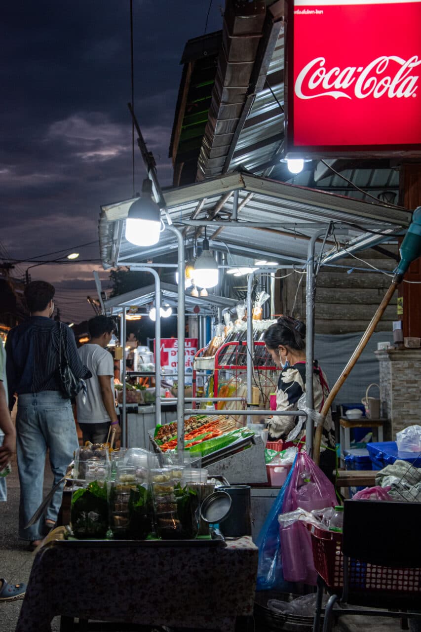 Chiang Khan, Thailand, night market
