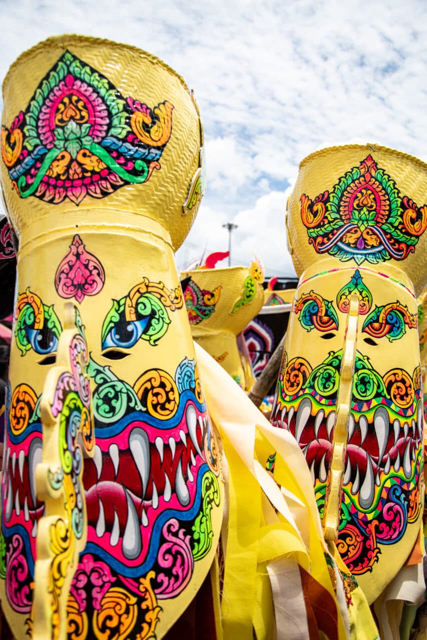 Phi tha khon festival, dansai, isaan, thailand