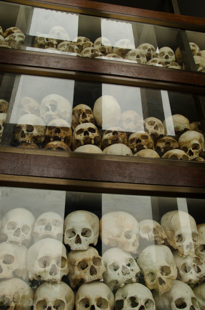 The glass chamber inside