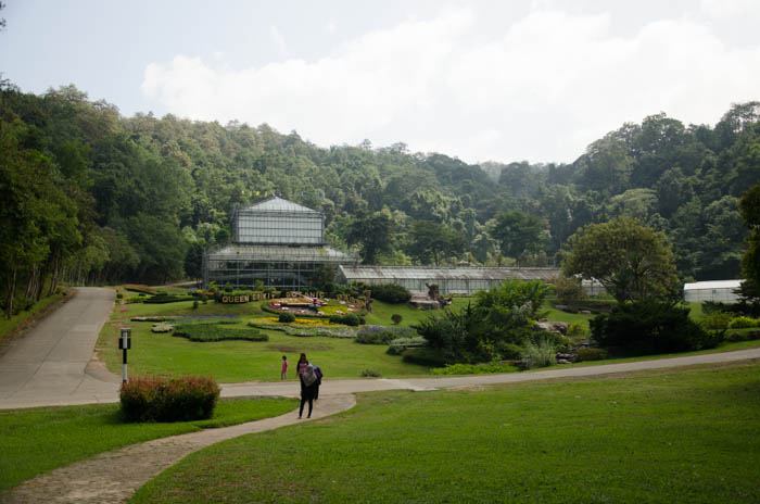 The main area of the gardens is pretty stunning