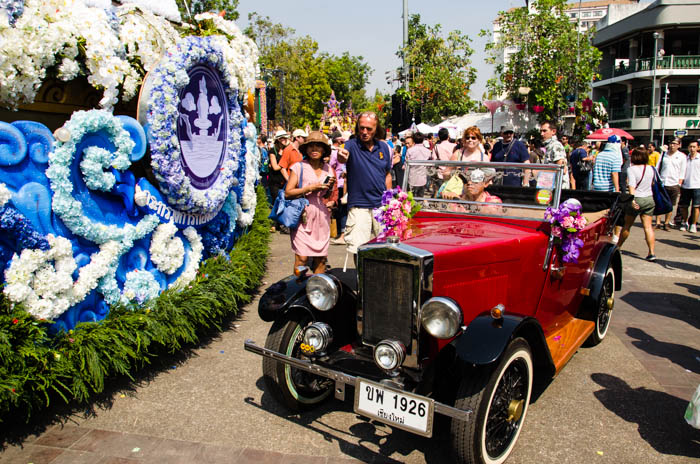 A vintage car - part of the exhibition 