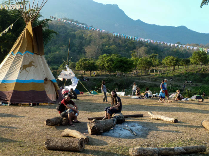 Beautiful surroundings, beautiful people at the Shambala In Your Heart Festival