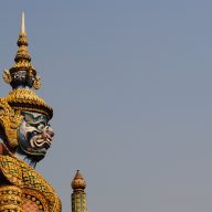 Statue at Grand Palace in Bangkok