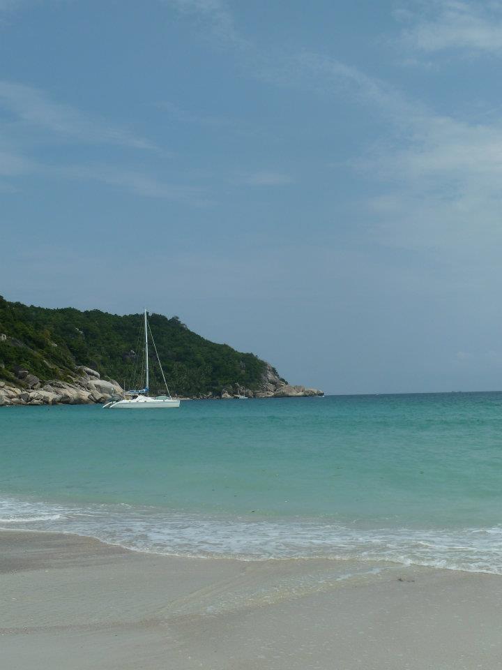 Shallow, crystal blue water makes it a perfect spot for inexperienced swimmers